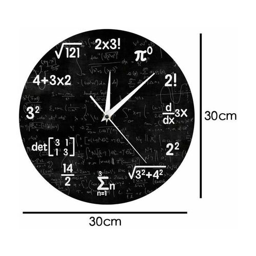 Clock, Mathematics Wall Clock Mathematics Clock Graduat