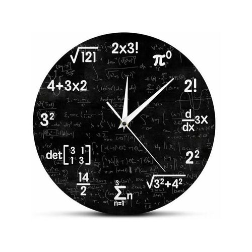 Clock, Mathematics Wall Clock Mathematics Clock Graduat
