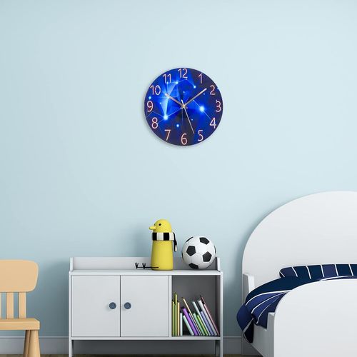 Modern Silent Quartz Wall Clock 30cm Battery Operated,