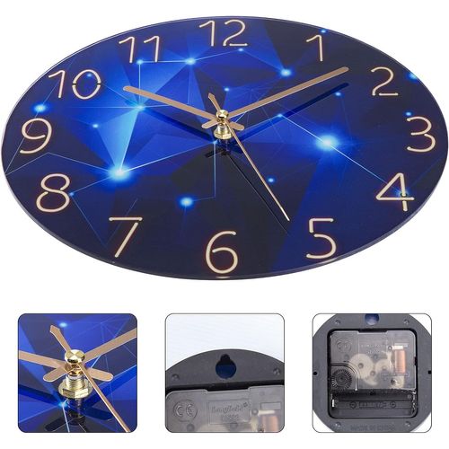 Modern Silent Quartz Wall Clock 30cm Battery Operated,