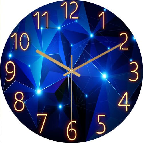 Modern Silent Quartz Wall Clock 30cm Battery Operated,