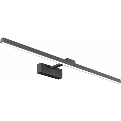 Lampe LED Pour Miroir De Salle De Bain Ip44 9 W, Luminaire D'armoire 3000 K, Noir