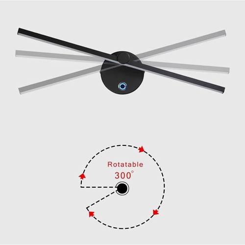 Applique Murale LED Pour Miroir De Salle De Bain Avec Interrupteur, Rotative à 300°, 8w 4000k, 40cm