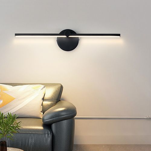 Applique Murale LED Pour Miroir De Salle De Bain Avec Interrupteur, Rotative à 300°, 8w 4000k, 40cm