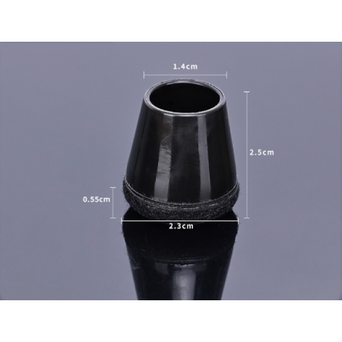 Lot De 20 Embouts De Pieds De Chaise En Feutre, 14-20 Mm (noir)