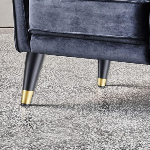 Lot De 4 Pieds De Meuble En Métal 12 Cm Pour Table Et Chaise Avec Base Silencieuse Antidérapante