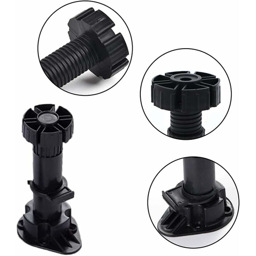 Lot De 24 Pieds D'armoire Réglables Pour Meubles, Armoires Et Canapés (80 Mm - 100 Mm)