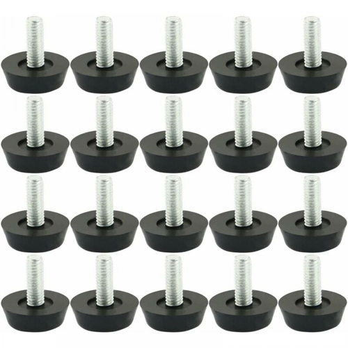 Lot De 20 Pieds De Nivellement Réglables Pour Meubles M6 X 20 Mm