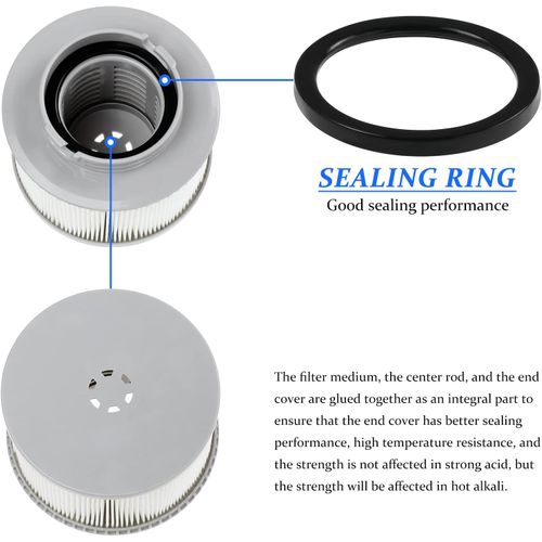 3 Pièces Filtre Pour Mspa Fd2089, Cartouche Filtrante Mspa