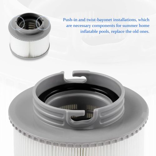 3 Pièces Filtre Pour Mspa Fd2089, Cartouche Filtrante Mspa