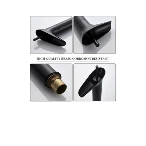 Robinet De Salle De Bain Noir, Robinet De Lavabo à Poignée Unique Vintage, Robinet D'évier