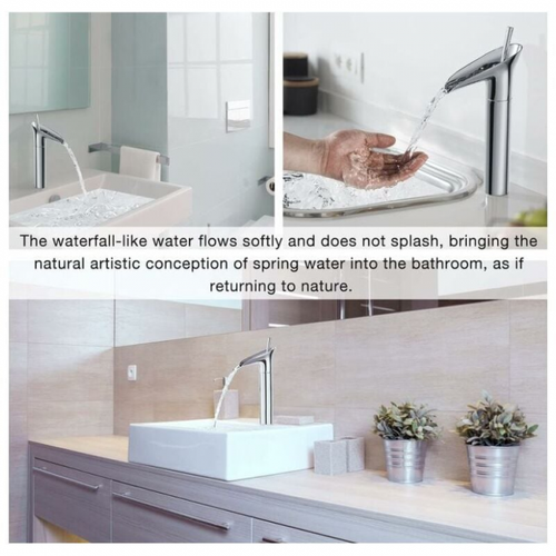 Robinet De Salle De Bain à Levier Unique, Mitigeur De Lavabo Vintage Chromé