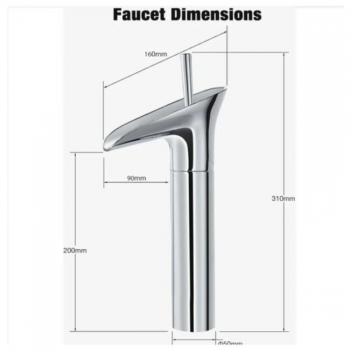 Robinet De Salle De Bain à Levier Unique, Mitigeur De Lavabo Vintage Chromé