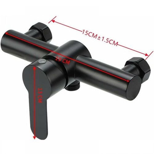 Robinet De Salle De Bain En Acier Inoxydable Pour Baignoire Et Douche, Mitigeur Mural