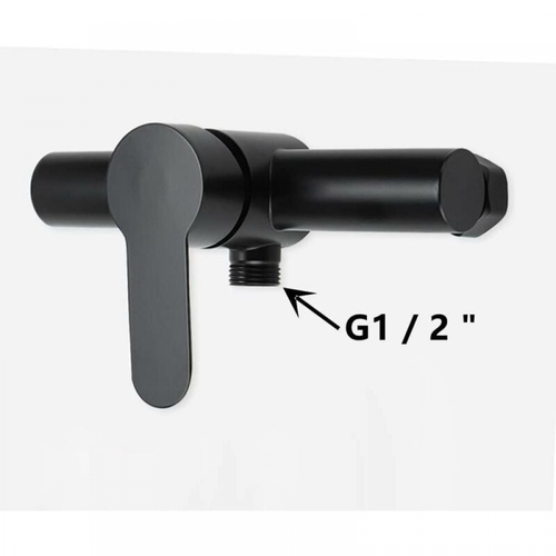 Robinet De Salle De Bain En Acier Inoxydable Pour Baignoire Et Douche, Mitigeur Mural