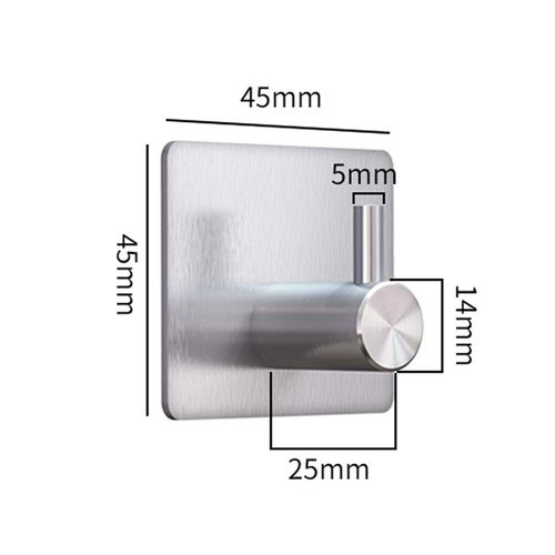 3 Pièces Crochet Adhésif , Crochet Mural De Salle De Bains, Sans Perçage Porte Serviette