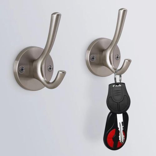 Lot De 2 Patères En Métal Solide Crochets à Serviettes Pour La Cuisine, La Salle De Bain