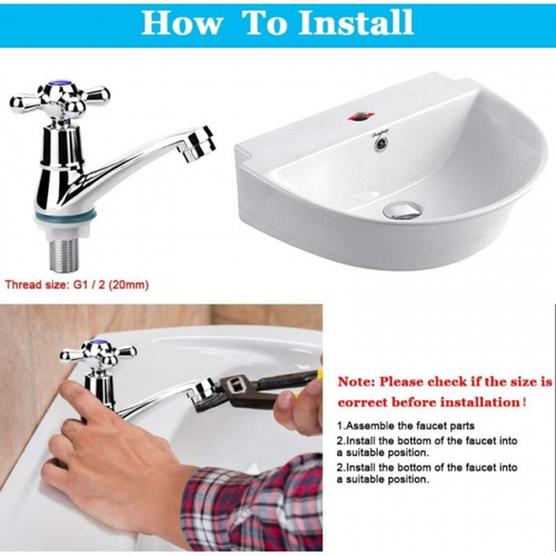 Poignée Unique, Robinet Mitigeur à Eau Froide