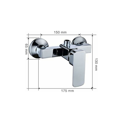 Robinet de lavabo, robinet cascade de salle de bain, argent