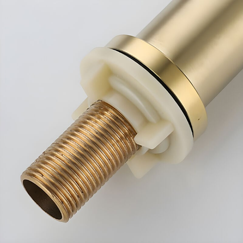 Robinet De Lavabo Doré Haut De Gamme, En Acier Inoxydable, Doux Au Toucher