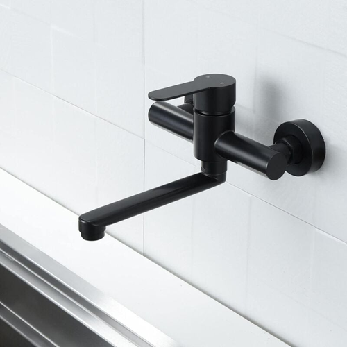 Robinet Mitigeur D'évier En Acier Inoxydable 304, Robinet De Cuisine Mural