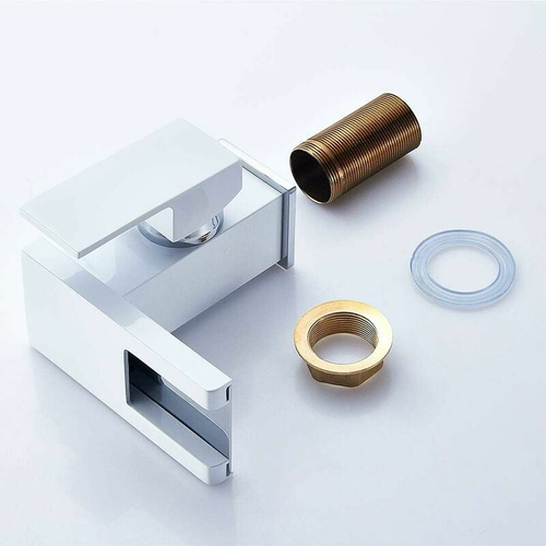 Robinet De Salle De Bains à LED Cascade (blanc) Robinet De Salle De Bains à Comptoir