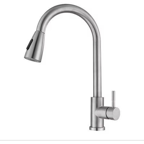 Robinet De Cuisine, Robinet D'évier En Acier Inoxydable 304, Deux Modes De Bec