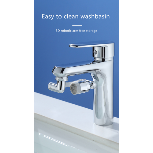 Aérateur De Robinet Rotatif à 1080 + 360 Degrés, Aérateur D'eau Rotatif, Artefact