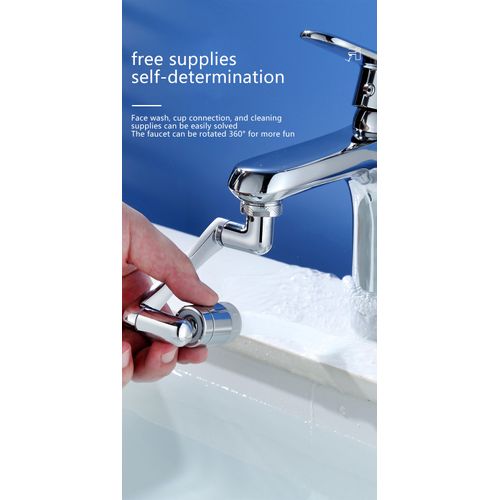 Aérateur De Robinet Rotatif à 1080 + 360 Degrés, Aérateur D'eau Rotatif, Artefact