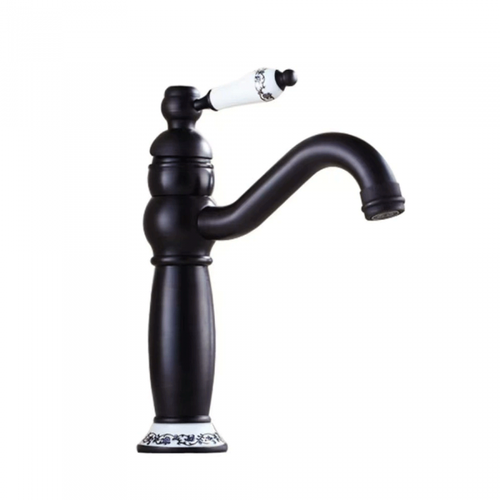 Mitigeur Lavabo Suspendu Vintage Noir