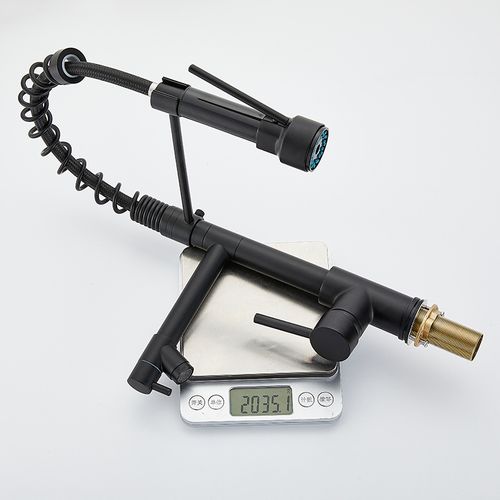 Robinet De Cuisine Avec Douchette Extractible, 2 Fonctions, Bec Pivotant à 360 °