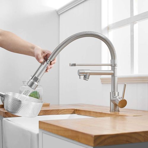 Robinet De Cuisine Robinet De Cuisine Avec Pulvérisateur Robinet D'évier