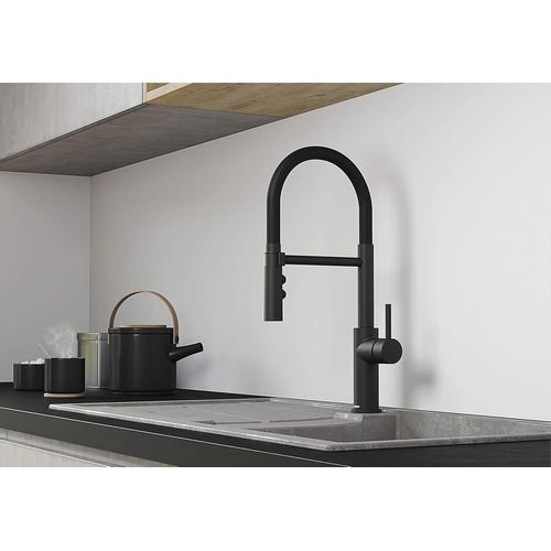 Robinet De Cuisine, Robinet De Cuisine, Haute Pression, Robinet D'évier Pivotant-noir