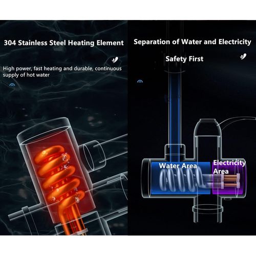 Robinet, Robinet De Chauffe-eau Chauffe-eau Sans Réservoir, Robinet De Chauffage Rapide