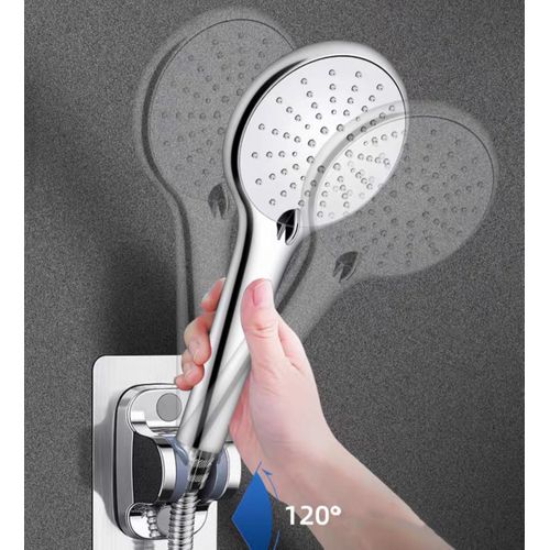 Pommeau De Douche à Main Sans Clous, Douche Sur Pied, Réglable, Support Mural