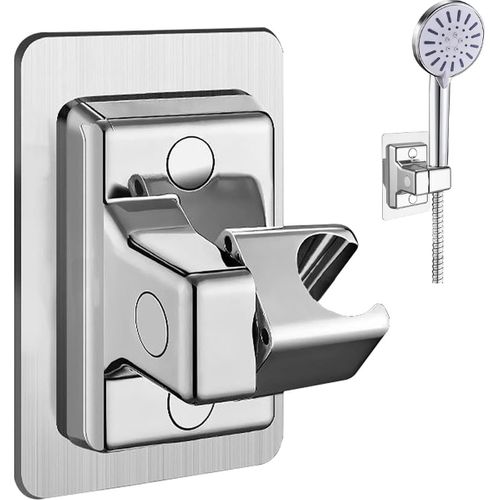 Pommeau De Douche à Main Sans Clous, Douche Sur Pied, Réglable, Support Mural