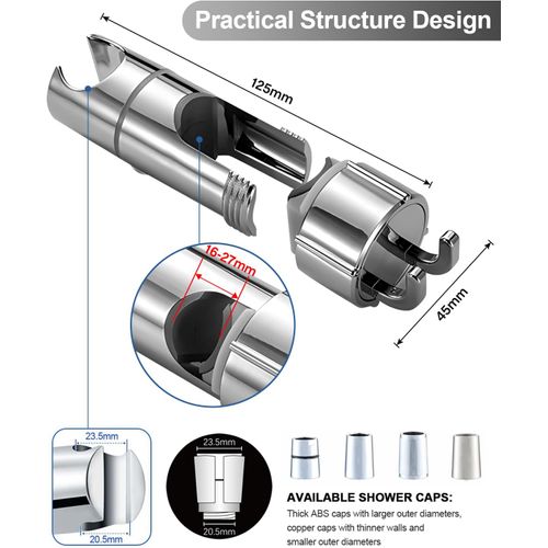 Support De Douche Universel, Support De Douche Réglable De 16 à 27 Mm