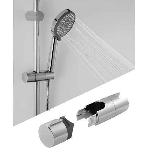 Support De Douche, Support De Pomme De Douche Coulissant Réglable 19-25 Mm