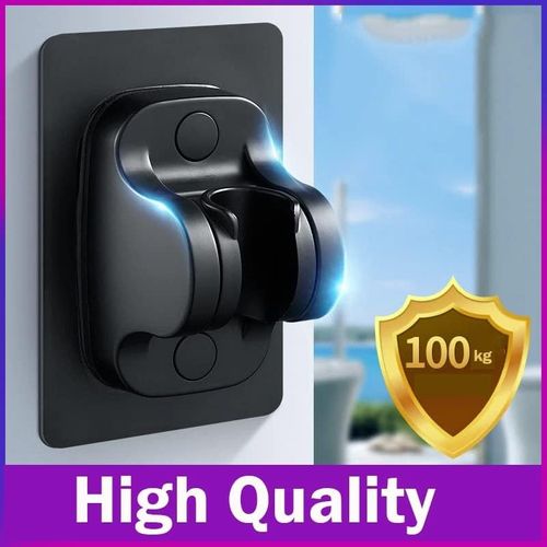 Support De Pomme De Douche, Support De Pomme De Douche Réglable En Plastique Noir