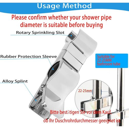 Support De Douchette, Support De Pomme De Douche, Support De Douchette Sans Perçage