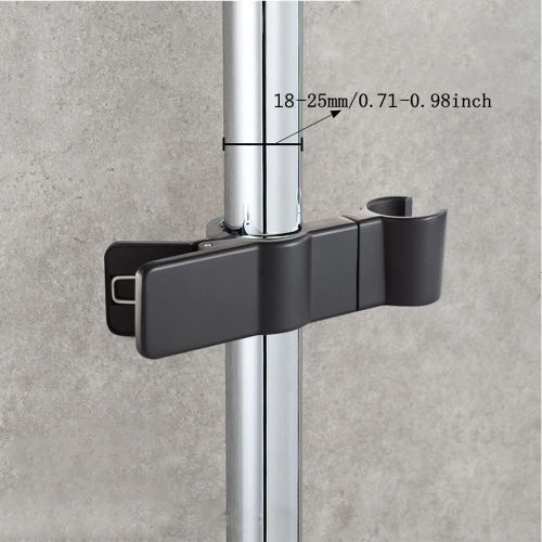 Support Receveur De Douche, Support De Tringle De Douche 22-25 Mm, Métal, Pivotant