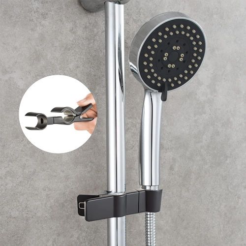 Support Receveur De Douche, Support De Tringle De Douche 22-25 Mm, Métal, Pivotant