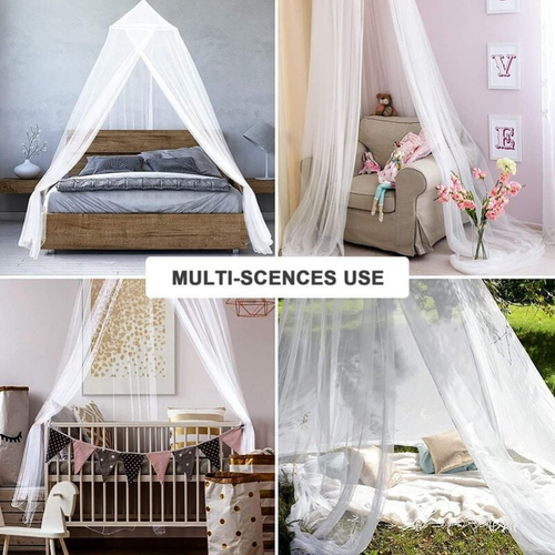 Moustiquaire De Lit Grande Moustiquaire Ciel Suspendue Filet  0.6x0.6x2.5x12m Contre Les Insectes