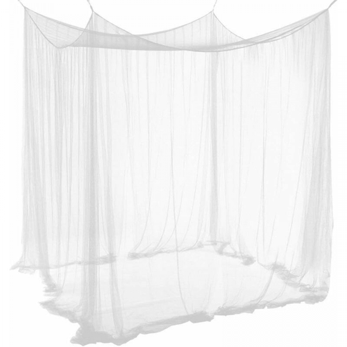 1pc Moustiquaire Pour Lit Double, Couvre-lit Rectangulaire, 190 X 210x 240 Cm,blanche