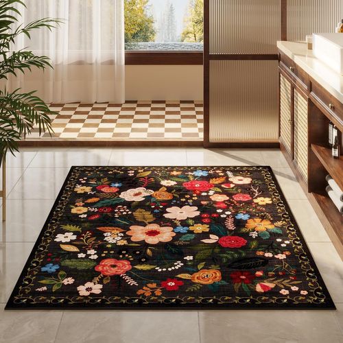 Tapis Antidérapant 40×60cm, Noir
