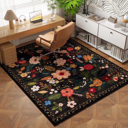 Tapis Antidérapant 40×60cm, Noir