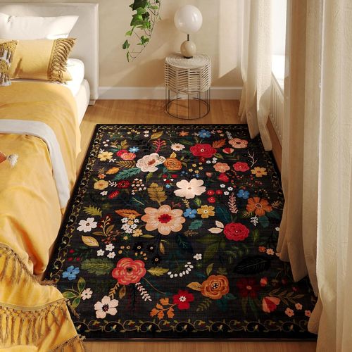 Tapis Antidérapant 60×90cm, Noir