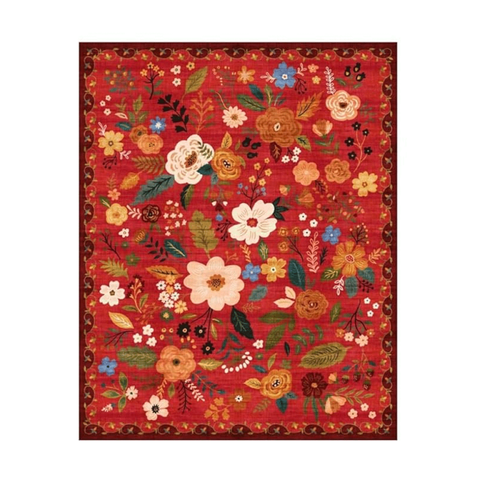 Tapis Antidérapant, Convient Pour Chambre à Coucher, 40×60cm, Rouge