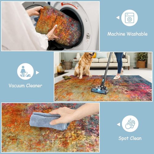 Tapis De Décoration Intérieure Moderne, 50 × 80 Cm - Jaune