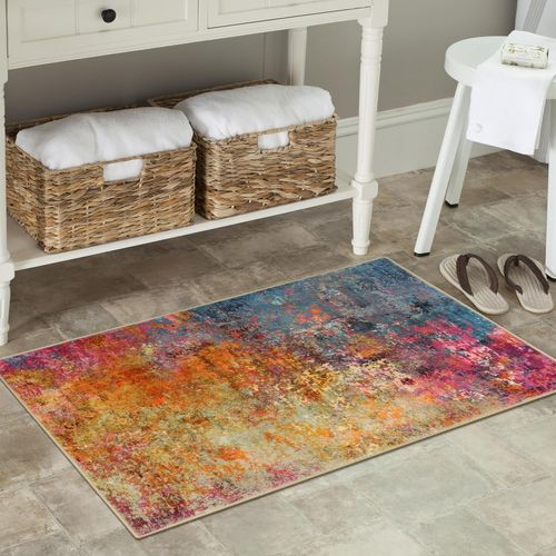 Tapis De Décoration Intérieure Moderne, 50 × 80 Cm - Jaune